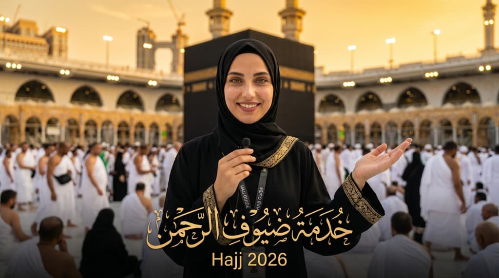 Hajj 2026 pilgrims using private taxi service in Mecca