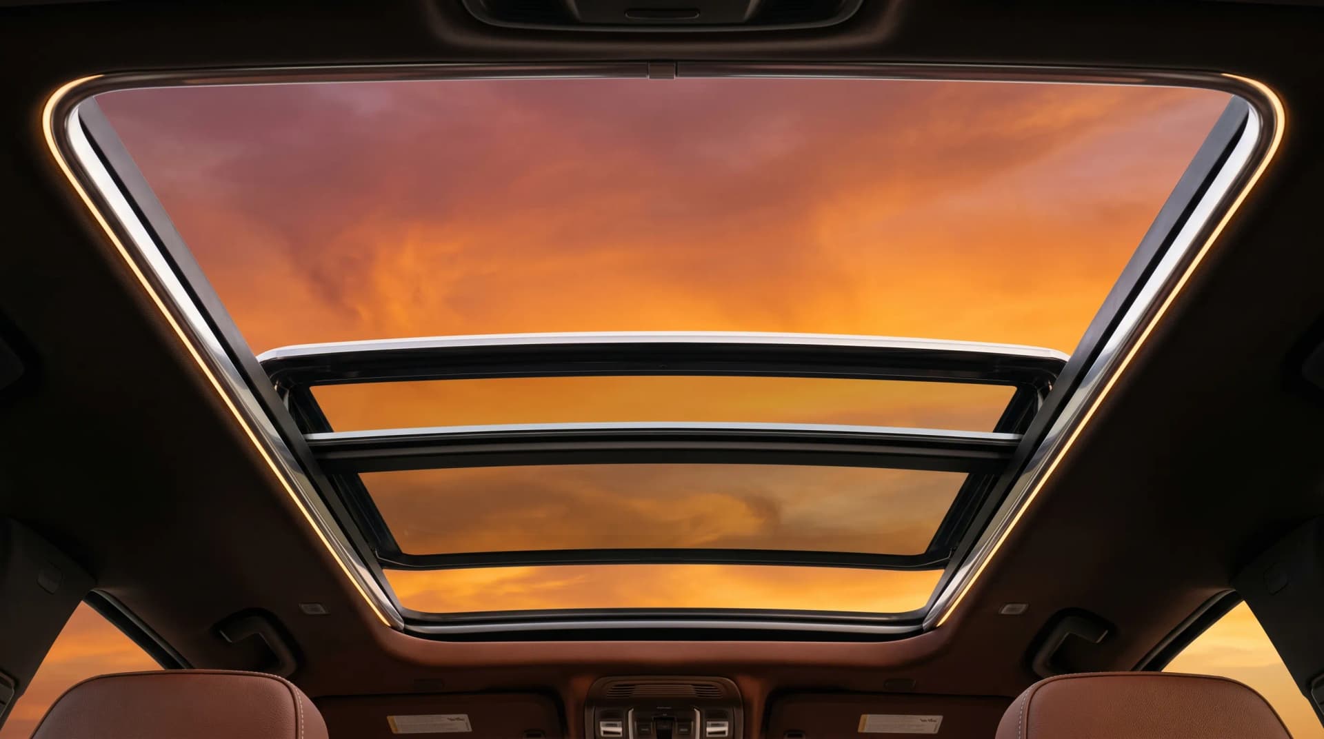 GMC Yukon panoramic sunroof luxury umrah transport
