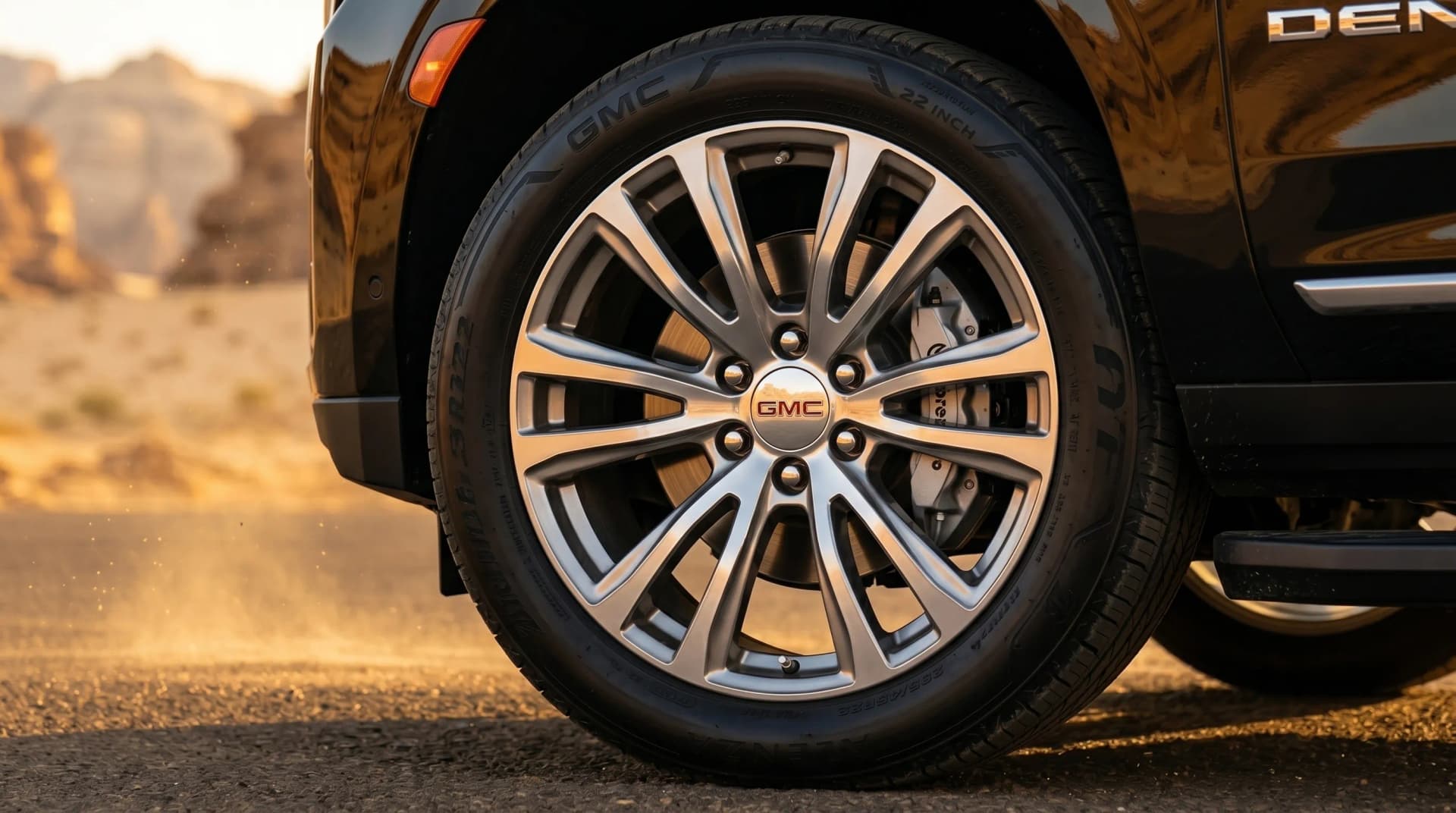 GMC Yukon premium alloy wheels umrah cab