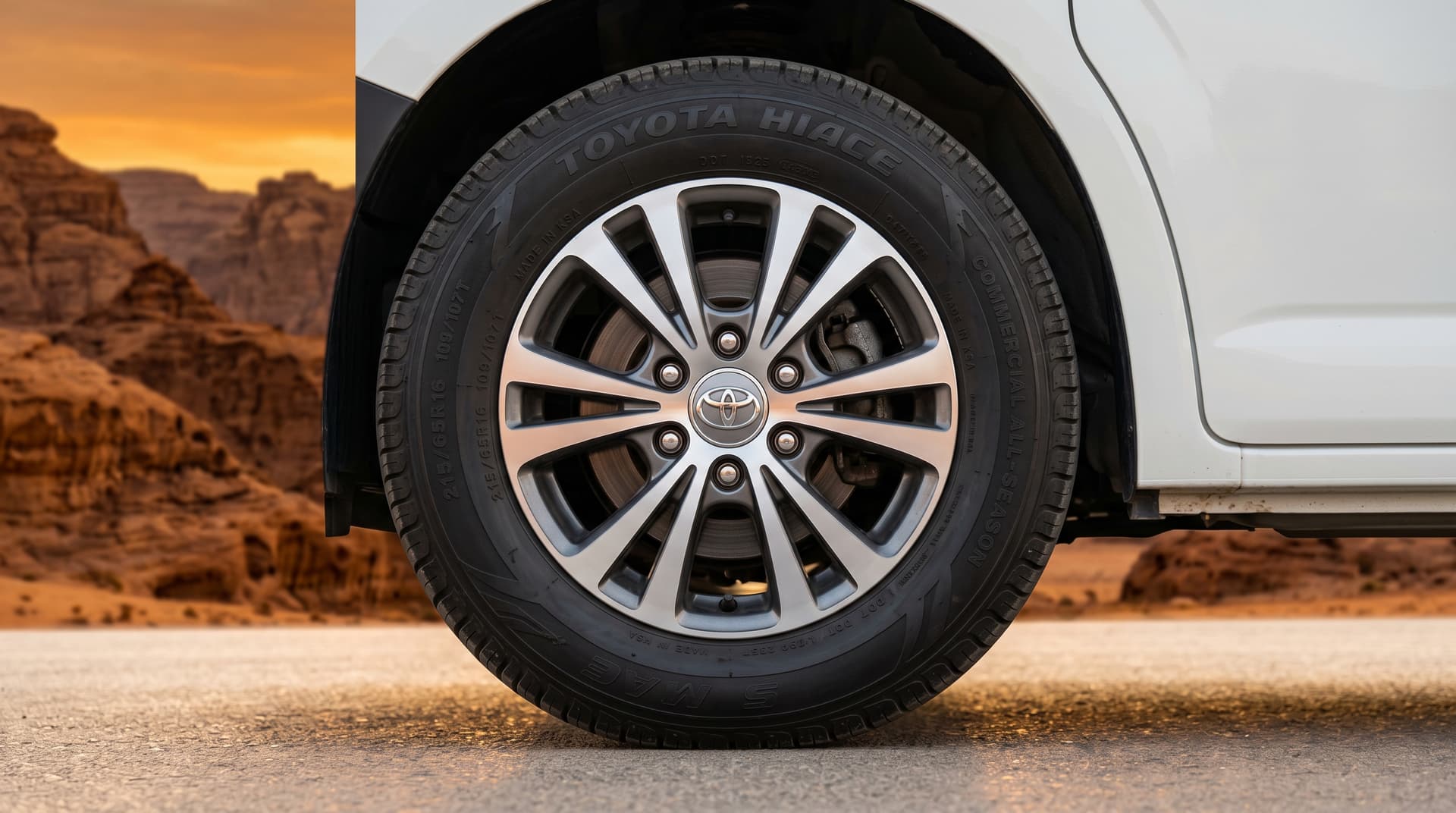 Toyota Hiace 2026 alloy wheels