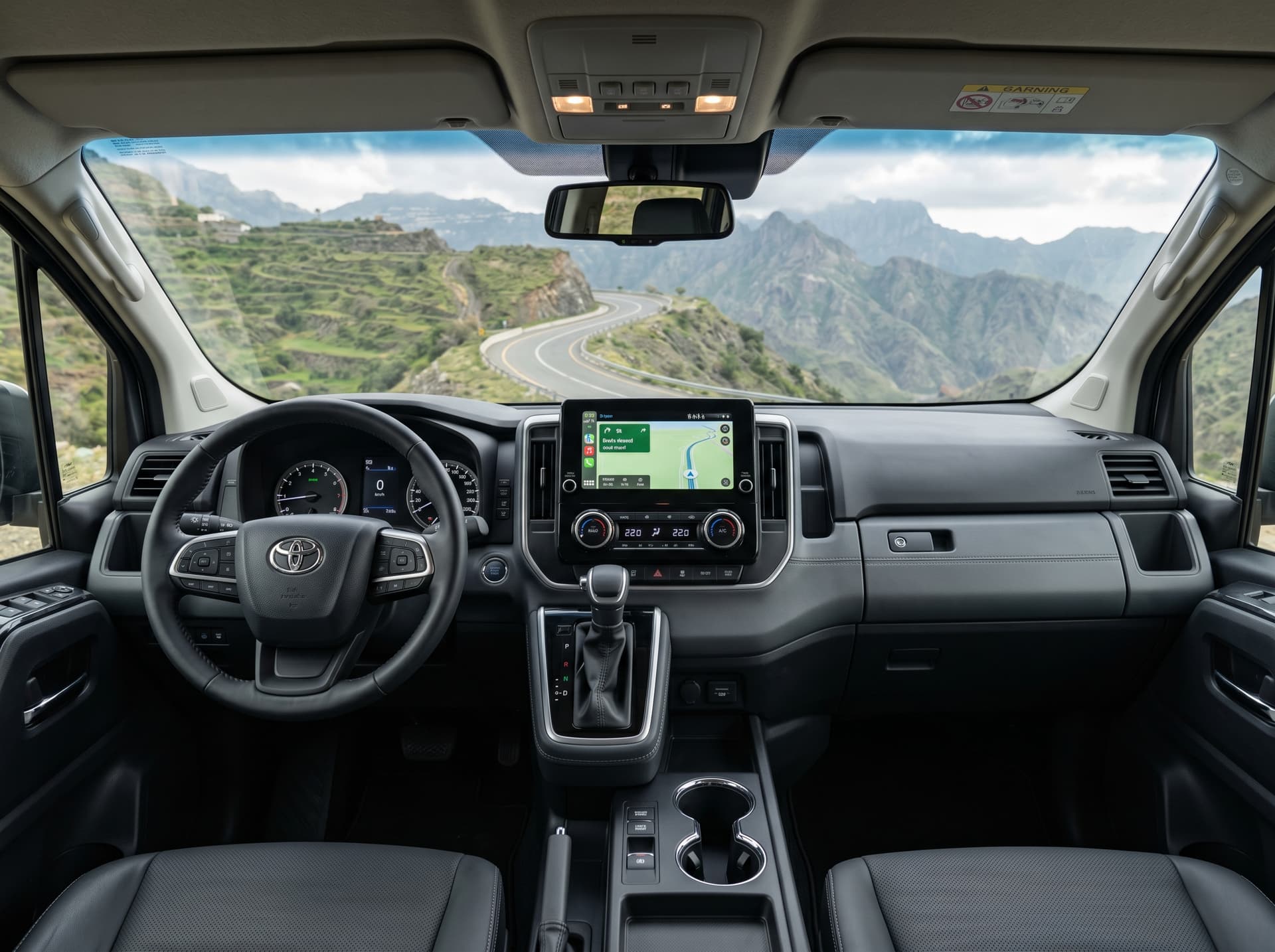 Toyota Hiace 2026 dashboard