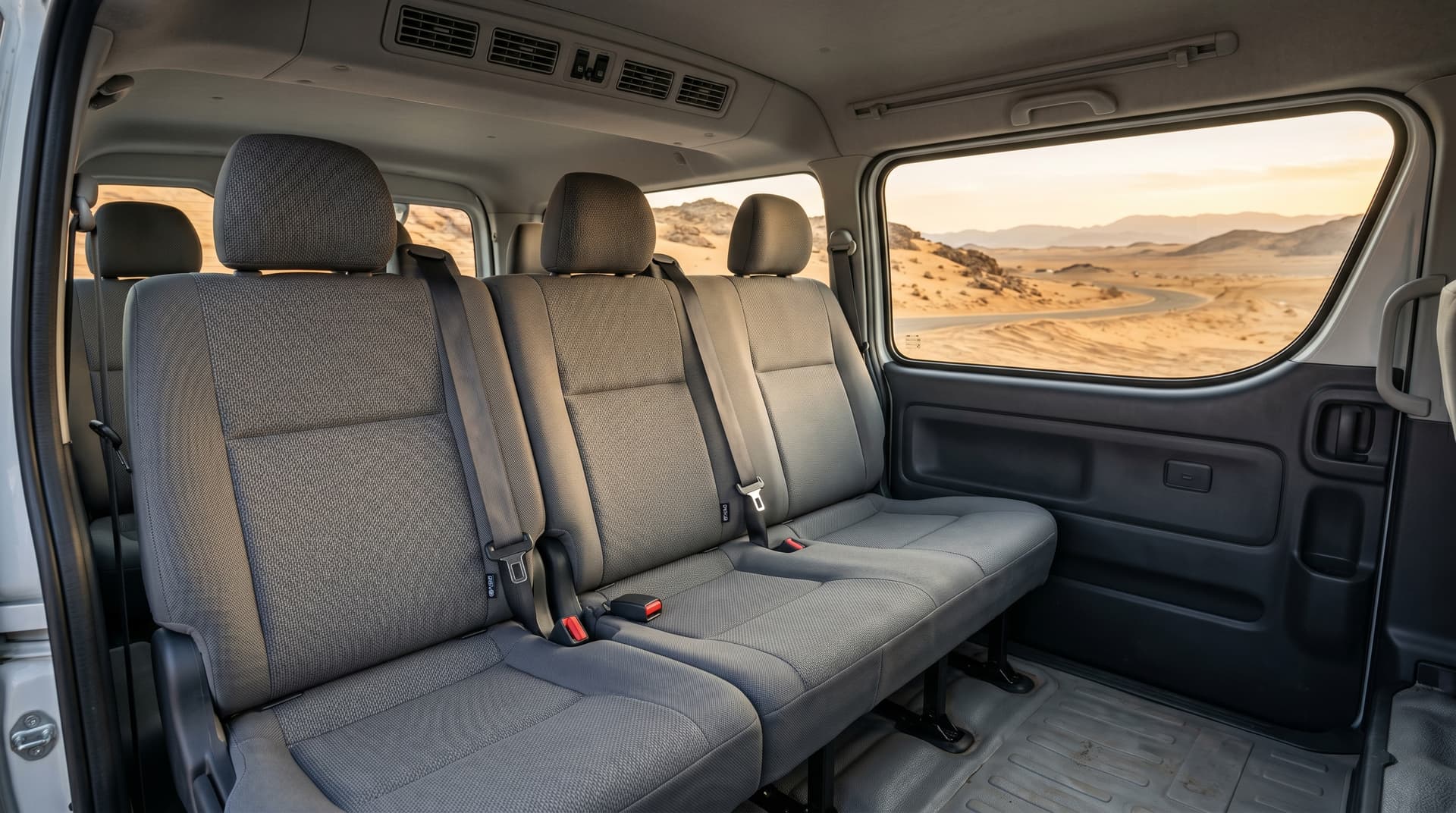 Toyota Hiace 2026 passenger seating