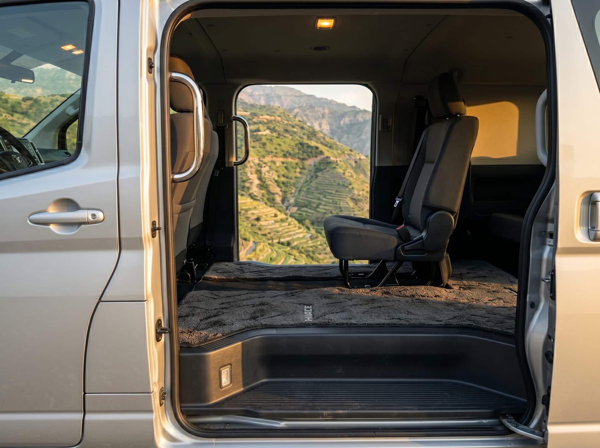 Toyota Hiace intercity travel